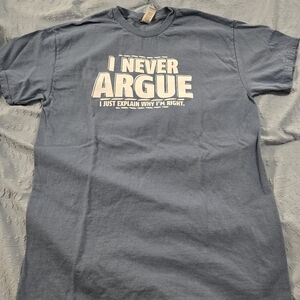 Men's Blue Graphic T-Shirt